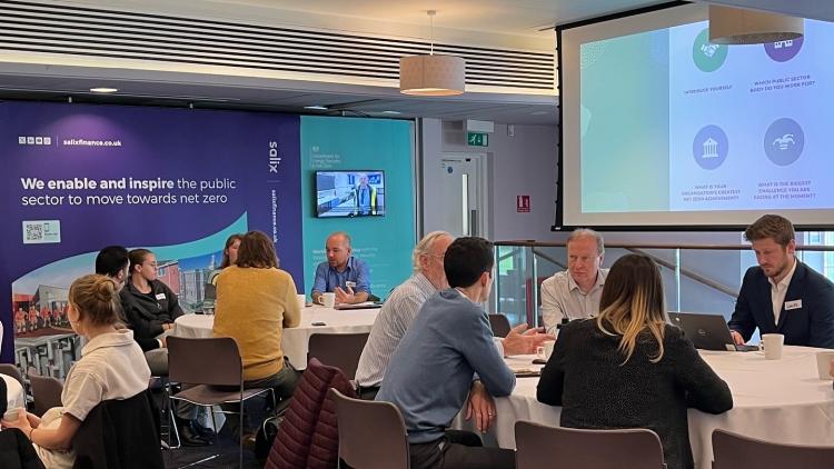 Dozens of individuals working on Phase 3 Public Sector Decarbonisation Scheme projects across England came together